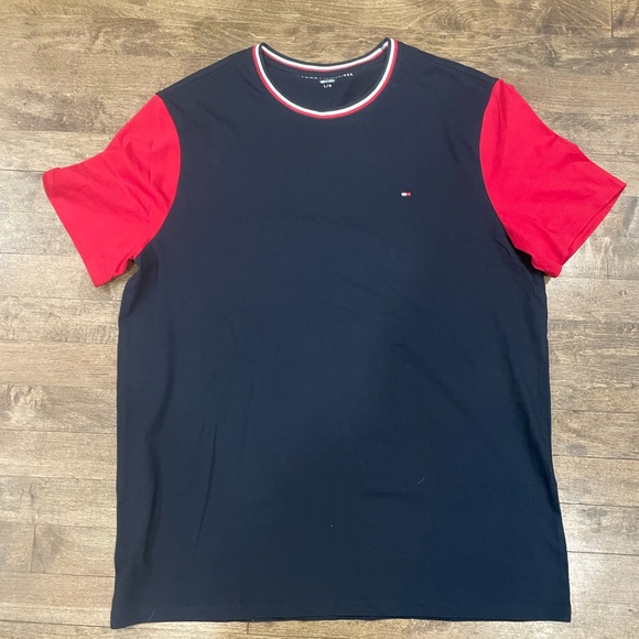Tommy Hilfiger Other - Men’s Tommy Hilfiger Red and Navy Blue Tshirt